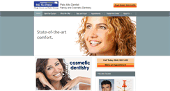 Desktop Screenshot of cosmeticdentistpaloalto.com