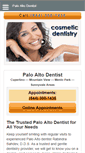 Mobile Screenshot of cosmeticdentistpaloalto.com